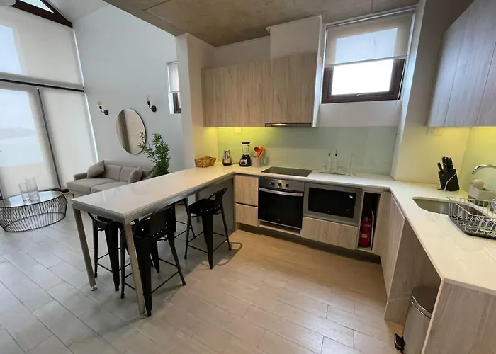 Hom I Lujoso Loft Con Mejor Vista De Valparaiso, Parking